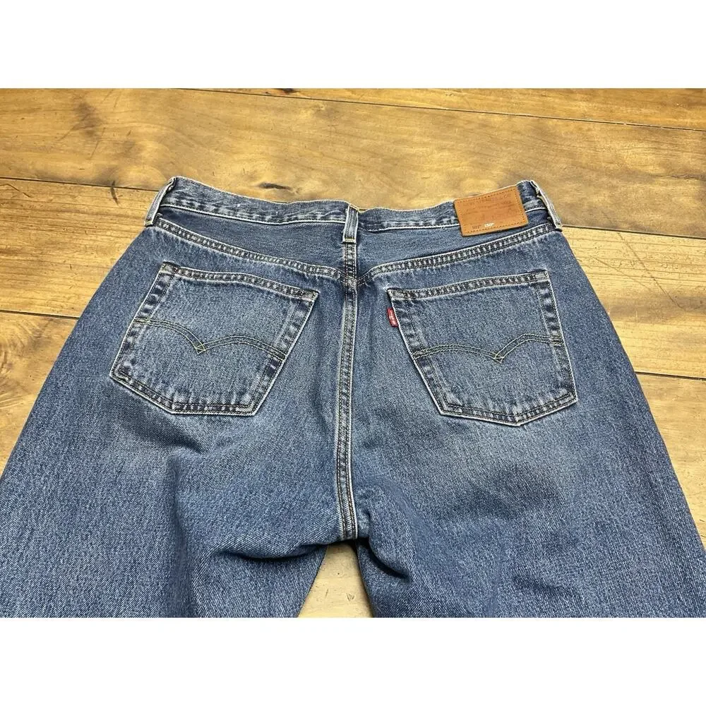 Levi's 501 150th Anniversary Button Fly Selvedge Straight Leg Jeans 31x30